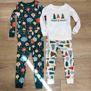 3T Set of Unisex Christmas Pajamas